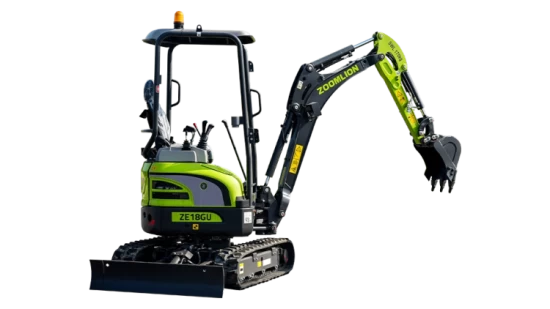 Ze18gu Paletli Mini Ekskavator 5